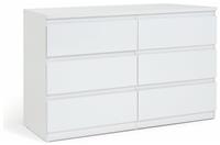 Argos Home Jenson 6 Drawer Chest - Gloss White