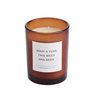 Argos Home What a Year This Week Has Been Medium Candle