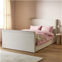 Argos Home Barley Side Lift Double Ottoman Bed - Natural