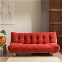 Habitat Kota 3 Seater Velvet Sofa Bed - Burnt Orange