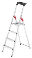 Hailo L60 4 Tread Aluminium Safety Step Ladder