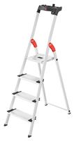 Hailo 4 Tread Aluminium Safety Step Ladder