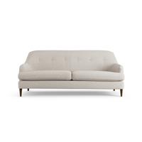 Habitat Frome Fabric 3 Seater Sofa - Natural - Dark Leg