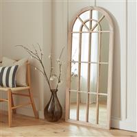 Habitat White Window Full Length Arch Wall Mirror- 140x60cm