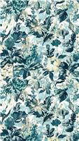 Clarke & Clarke Lilum Denim Ivory Blue Wallpaper