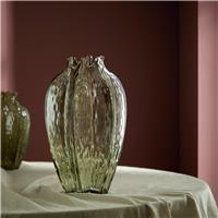 Habitat Seed Pod Glass Vase - Green