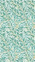 Clarke & Clarke Willow Bough Teal Blue Wallpaper