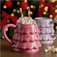 Argos Home Assortment Christmas Tree Shaped Mug