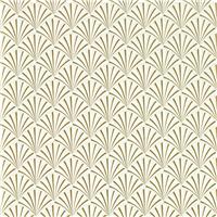 Clarke & Clarke Chrysler Pearl Cream Wallpaper