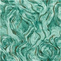 Clarke & Clarke Lavico Teal Wallpaper - Greens