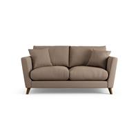 Habitat Lomond Fabric 2 Seater Sofa - Biscuit - Dark Leg