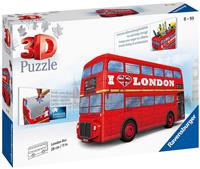 Ravensburger Red London Bus 216 Pieces 3D Puzzle