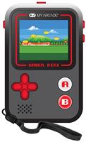 My Arcade Gamer Mini Classic Gaming System - Black & Red