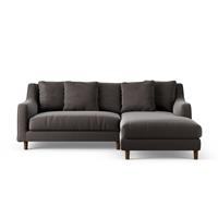 Habitat Swift Right Hand Corner Sofa - Grey - Dark Leg