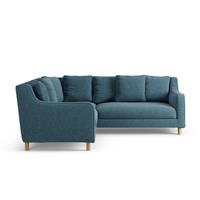 Habitat Swift Reversible Corner Sofa - Blue - Ash Leg