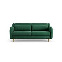 Habitat Turnmill Fabric 2 Seater Sofa - Green - Ash Leg