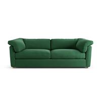 Habitat Wynn Fabric 4 Seater Sofa - Green - Ash Leg