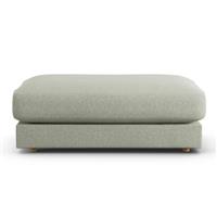 Habitat Ayr Fabric Footstool - Sage Green