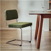 Habitat Enzu Metal Dining Chair - Green