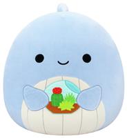 "Squishmallow 16"" Samir Blue Whale Plush"