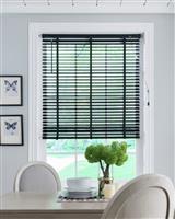 Little Black Book Basswood Black Venetian Blind - 180cm