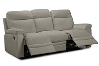 Argos Home New Paolo 3 Seater Manual Recliner Sofa - Grey