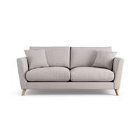 Habitat Lomond Fabric 3 Seater Sofa - Natural - Ash Leg