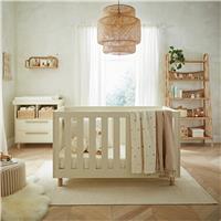 Cuddleco Harper 2 Piece Nursery Furniture Set - Cream