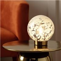 Argos Home Globe Battery Powered Table Lamp - White