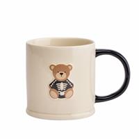 Argos Home Stoneware Skeleton Teddy Mug - Cream