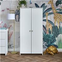 Obaby Evie Double Wardrobe - White