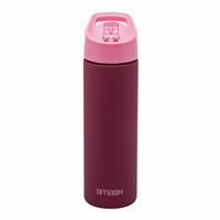 Smash Stainless Steel Burgundy Sipper Cap Water Bottle-750ml