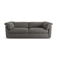 Habitat Wynn Fabric 4 Seater Sofa - Charcoal - Ash Leg