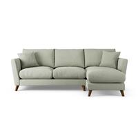 Habitat Lomond Right Hand Corner Sofa - Sage Green -Dark Leg