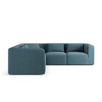 Habitat Lars Reversible Corner Sofa - Blue - Ash Leg