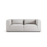 Habitat Lars Fabric 3 Seater Sofa - Natural - Ash Leg