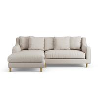 Habitat Swift Left Hand Corner Sofa - Natural - Ash Leg