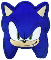 Sonic Shaped Cushion - Blue - 35x35cm