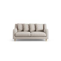 Habitat Swift Fabric 2 Seater Sofa - Natural - Ash Leg