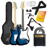 3rd Avenue Full Size 4/4 Electric Guitar Bundle - Blueburst