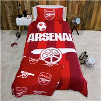 Arsenal FC Football Red Kids Bedding Set - Single