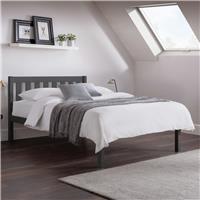 Julian Bowen Luna Double Wooden Bed Frame - Anthracite