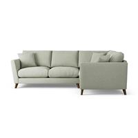 Habitat Lomond Right Hand Corner Sofa - Sage Green -Dark Leg