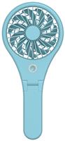 Bush Blue Handed & Foldable Desk Fan - 4inch