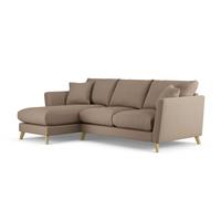Habitat Lomond Left Hand Corner Sofa - Biscuit - Ash Leg