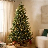 Habitat 7ft Pre Lit Natural Look Christmas Tree