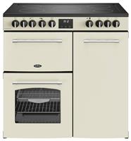 Belling 90cm Double Oven Electric Range Cooker - Cream