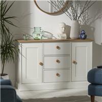 Argos Home Winchester 2 Door 3 Drawer Sideboard - White