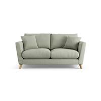 Habitat Lomond Fabric 2 Seater Sofa - Sage Green - Ash Leg