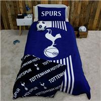 Tottenham FC Football Blue Kids Bedding Set - Single